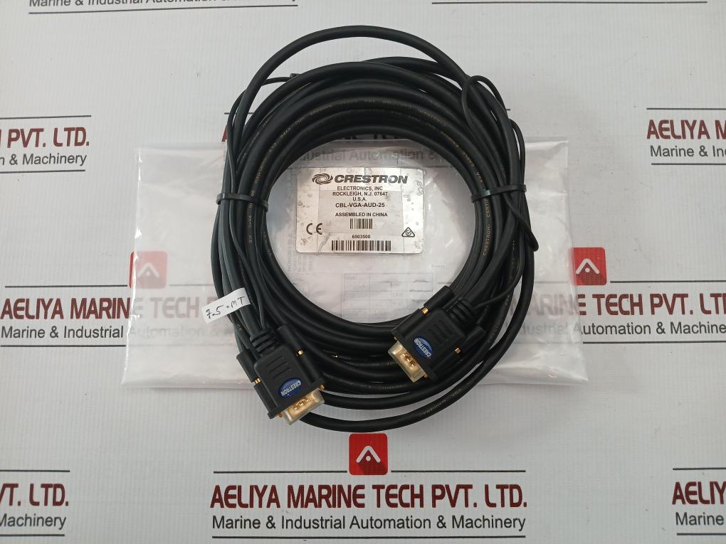 Computer Vga Interface Cable With Audio Length 7.5 Meter Crestron Cbl-vga-aud-25