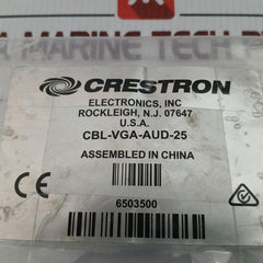 Computer Vga Interface Cable With Audio Length 7.5 Meter Crestron Cbl-vga-aud-25