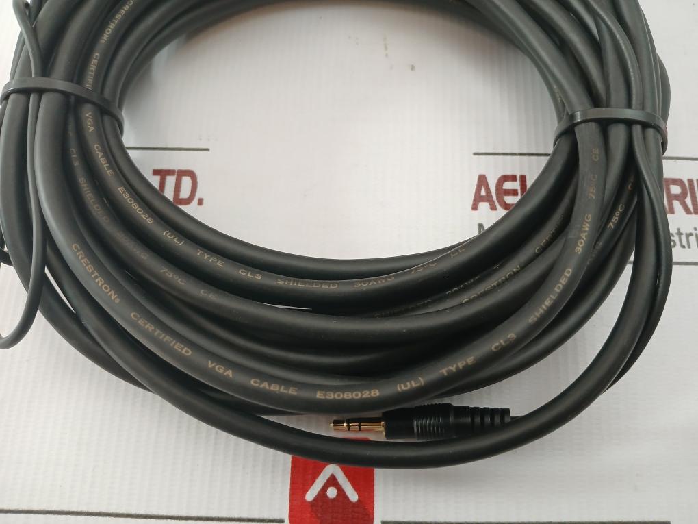 Computer Vga Interface Cable With Audio Length 7.5 Meter Crestron Cbl-vga-aud-25