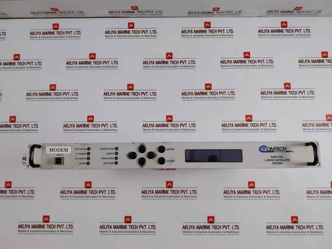 Comtech Cdm-570L L-band Satellite Modem 950-2000 Mhz 100–250 Vac 50/60 Hz