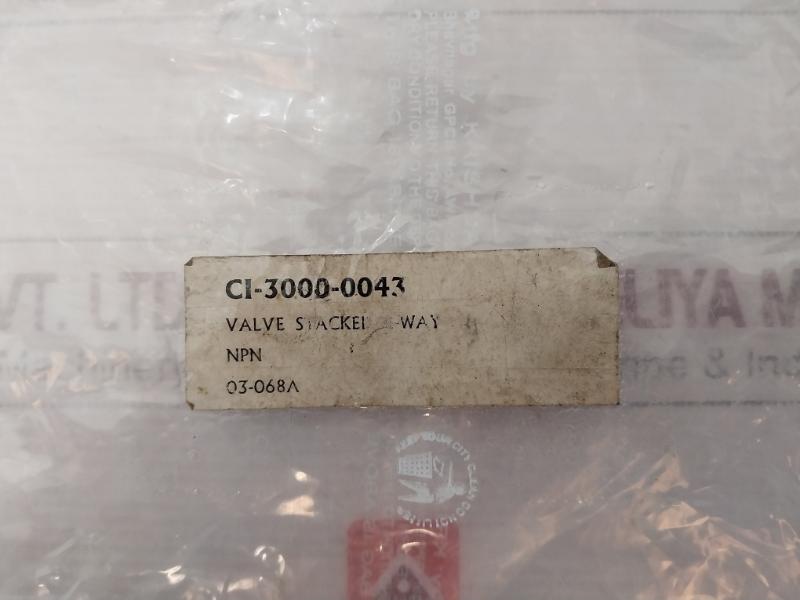 Conant Ci-3000-0043 Valve Stacked 4 Way Npn 03-068A