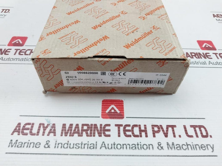 Terminal Block Weidmuller Zdu 6 (1 Box = 50 Pcs)