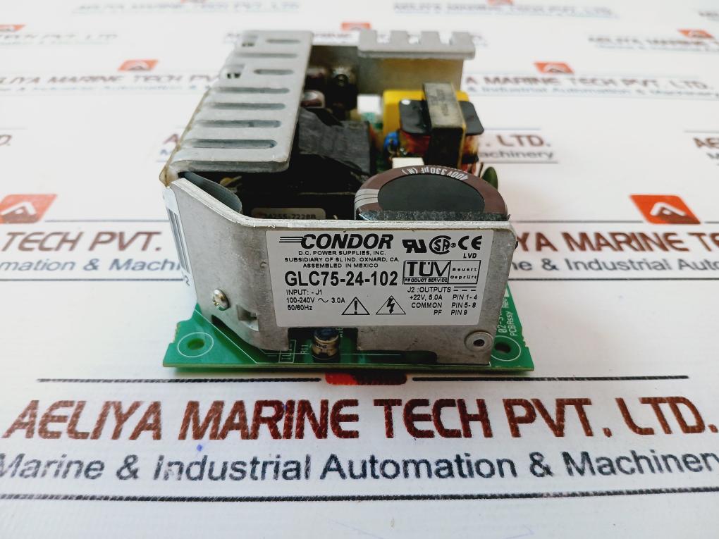 Condor Glc75-24-102 Power Supply Board 100-240V~3.0A 50/60Hz Rev:E