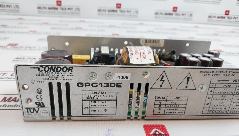 Condor Gpc130E Power Supply Rev N 50/60Hz