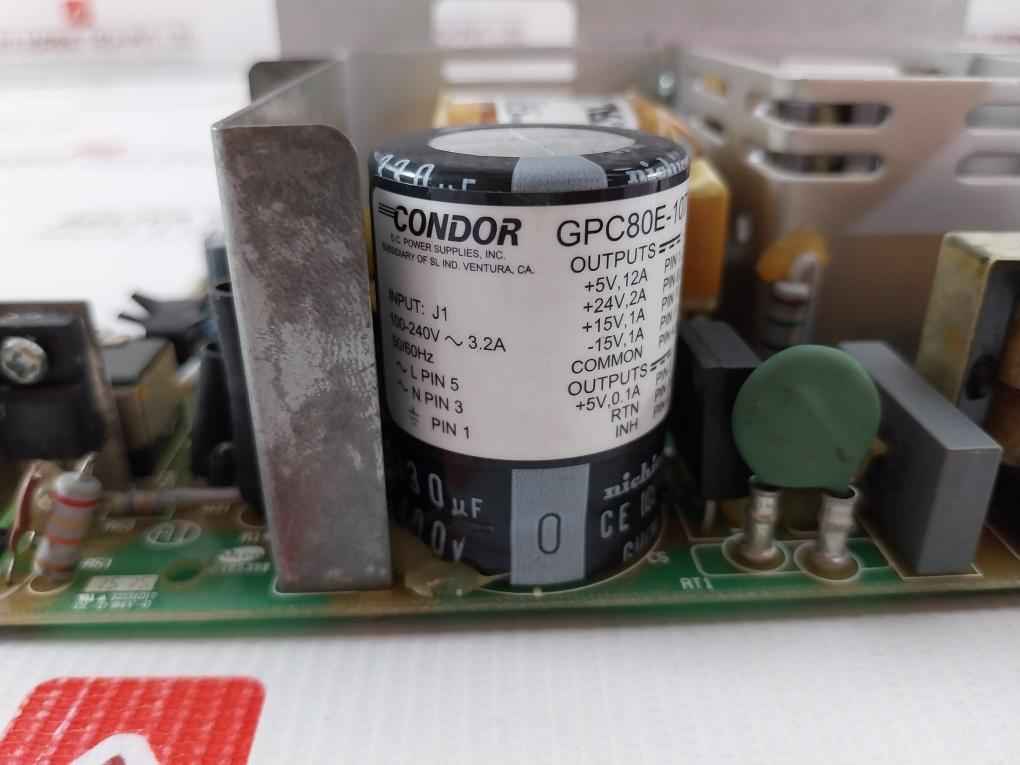 Condor Gpc80E-107G Power Supply Rev-c/100-240V/3.2A/50-60Hz