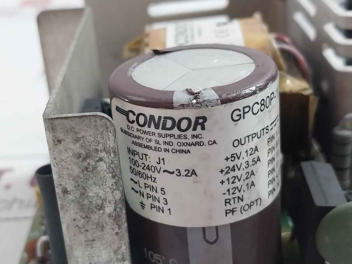 Condor Gpc80P-103 Dc Power Supply 100-240V/3.2A/50-60Hz