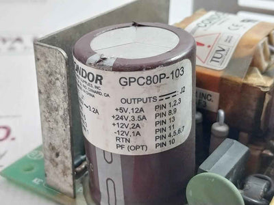 Condor Gpc80P-103 Dc Power Supply 100-240V/3.2A/50-60Hz