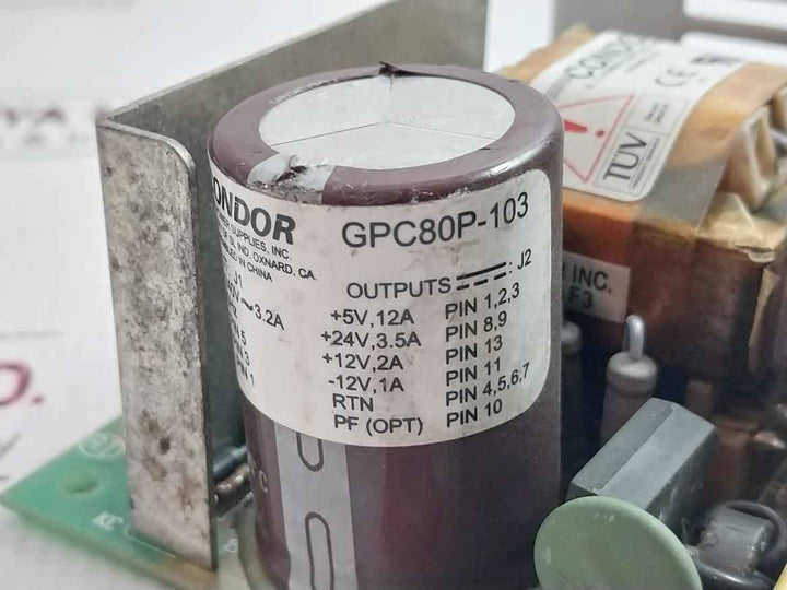 Condor Gpc80P-103 Dc Power Supply 100-240V/3.2A/50-60Hz