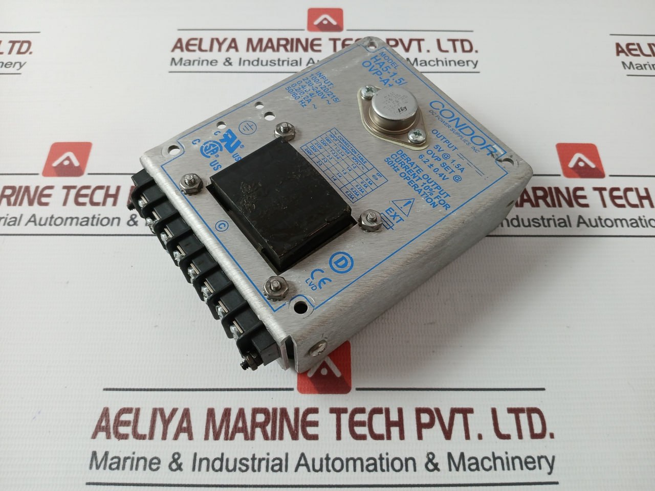 Condor Ha5-1.5/Ovp-a+G D.C Power Supply 100/120/215/230–240Vac 50/60Hz Rev.D