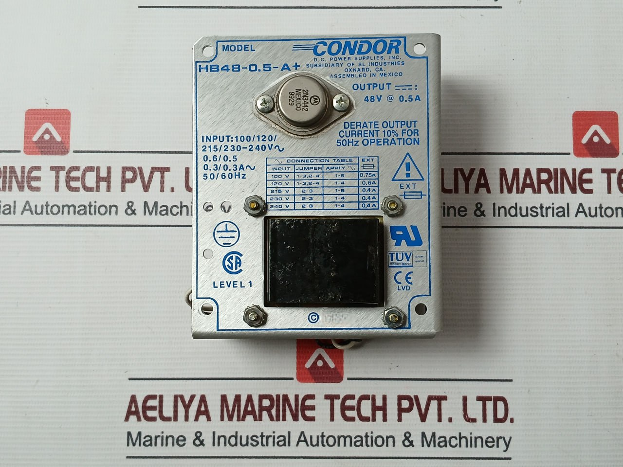 Condor Hb48-0.5-a+ Power Supply 48V 0.5A Rev C