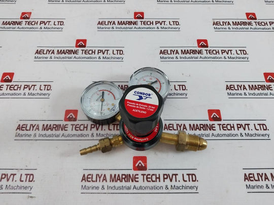 Condor Mdn 1,5 Ac Acetylene Pressure Regulator 25 Bar