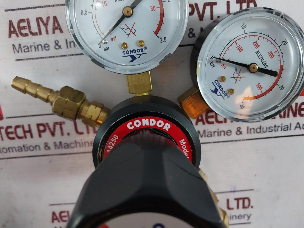 Condor Mdn 1,5 Ac Acetylene Pressure Regulator 25 Bar