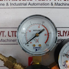 Condor Mdn 1,5 Ac Acetylene Pressure Regulator 25 Bar