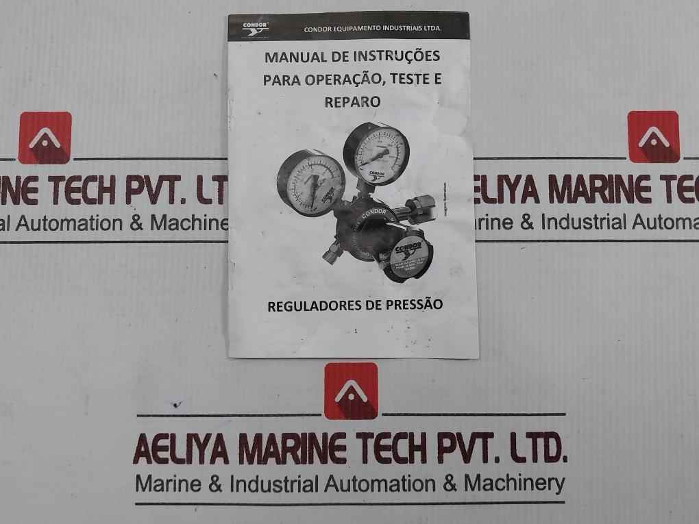 Condor Mdn G 30 Arg Pressure Regulator 0-315 Bar 30 Lpm