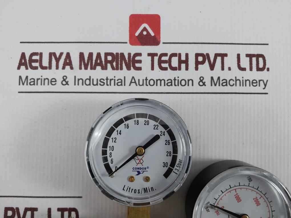 Condor Mdn G 30 Arg Pressure Regulator 0-315 Bar 30 Lpm