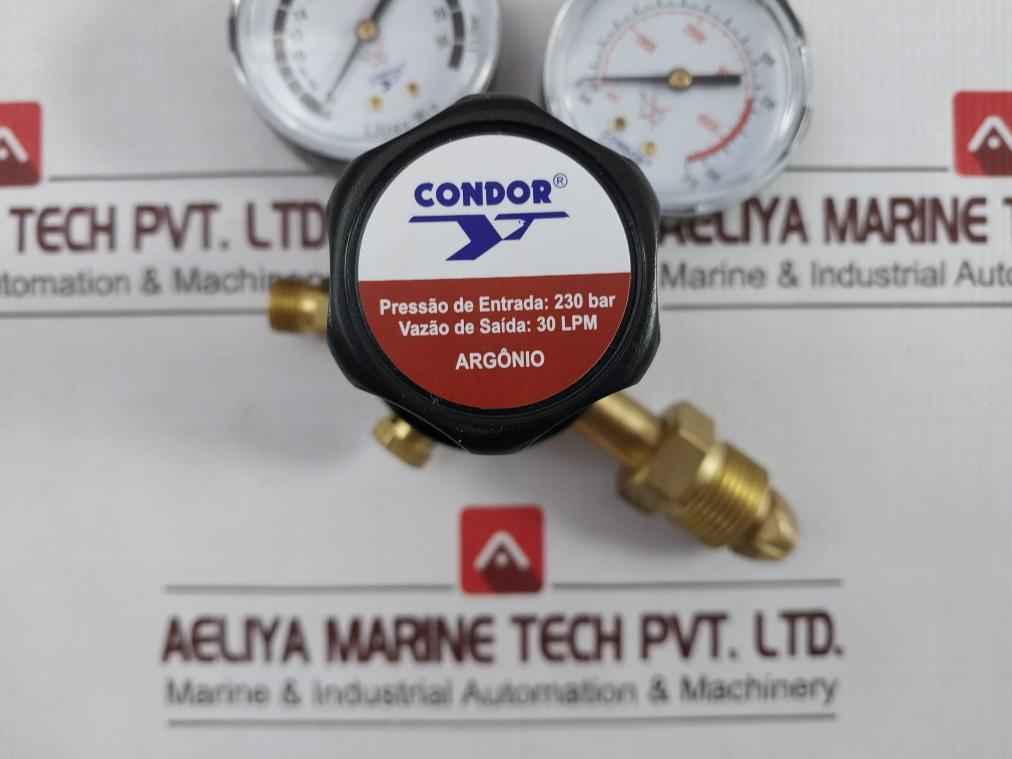Condor Mdn G 30 Arg Pressure Regulator 0-315 Bar 30 Lpm