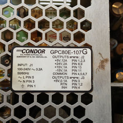 Condor Gpc80E-107G Power Supply Module 100-240V 3.2A 50/60Hz Rev C
