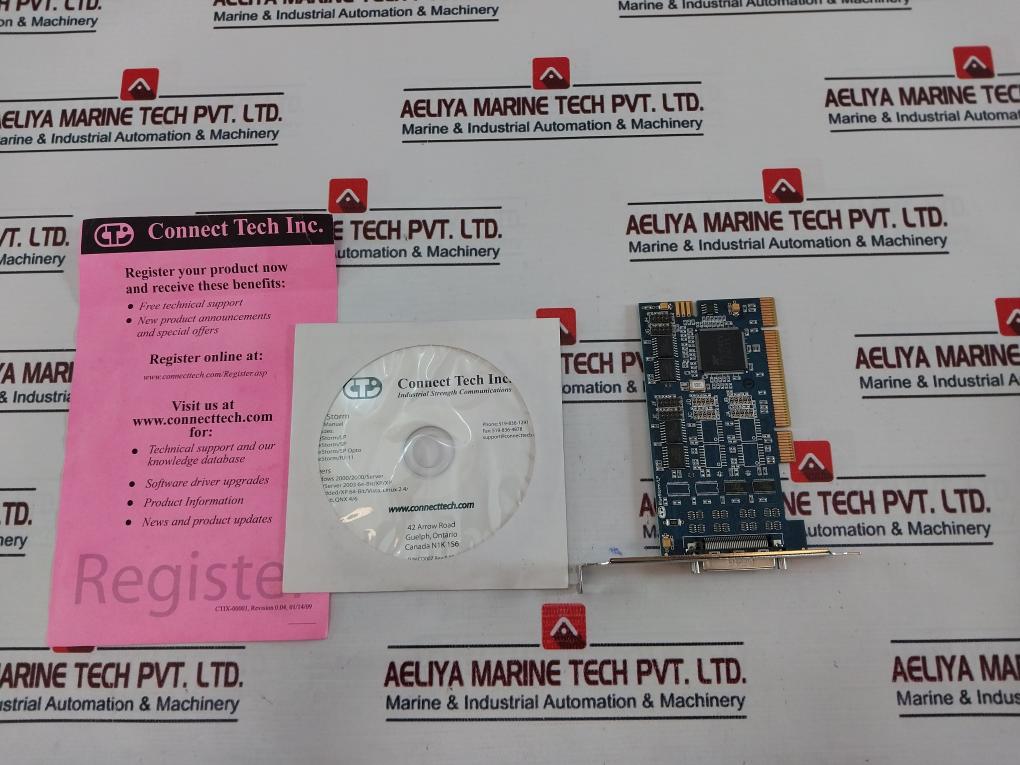 Connect Tech BLG043 Bluestorm/LP 8 Port 65877G Rev.C RS485/RS232 PCI Board