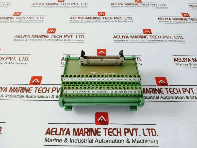 Connectwell Imidc/40/S/L-1 40 Pin Standard Idc Module With Long Latch Idc Connector Rail Mount