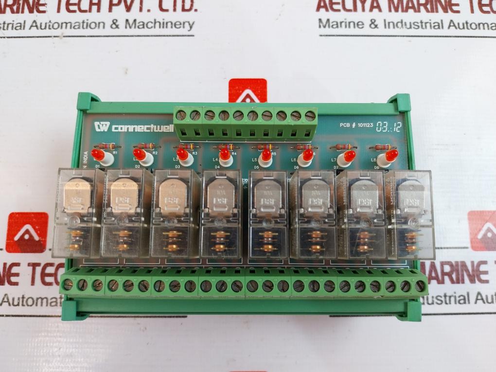 Connectwell Imre1S8/N Relay Card 352708131 Pcb 101123