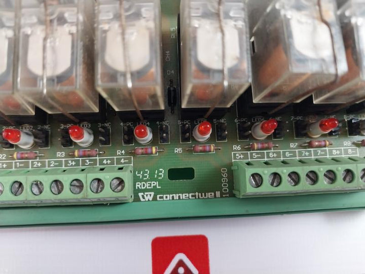Connectwell Imre1Ss8/24/Om Economical Relay Module Pluggable Rail Mount 100960