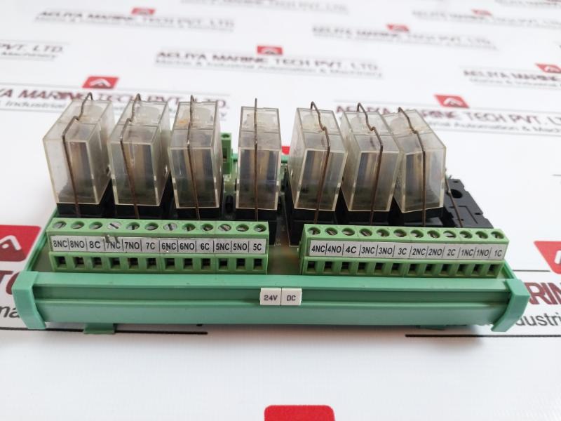 Connectwell Imre1Ss8/24/Om Economical Relay Module Pluggable Rail Mount 100960