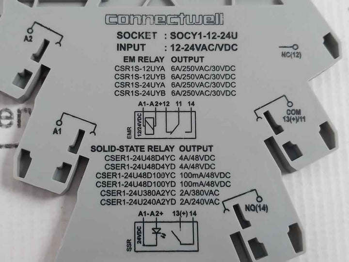 Connectwell Socy1-12-24u Relay Module 12-24vac