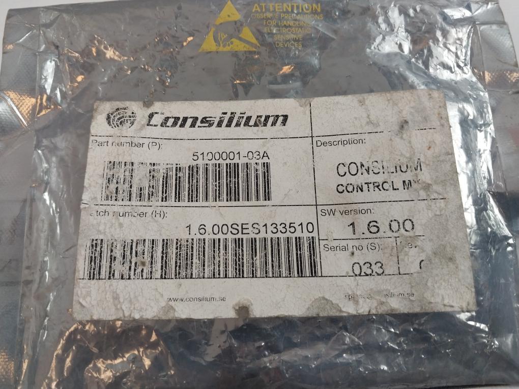 Consilium 5100001-03A Con Control Mx Module Rev 12