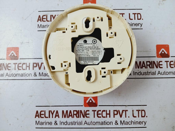Consilium 5200176-00A Optical Smoke/Heat 58C Ror Detector Rev A