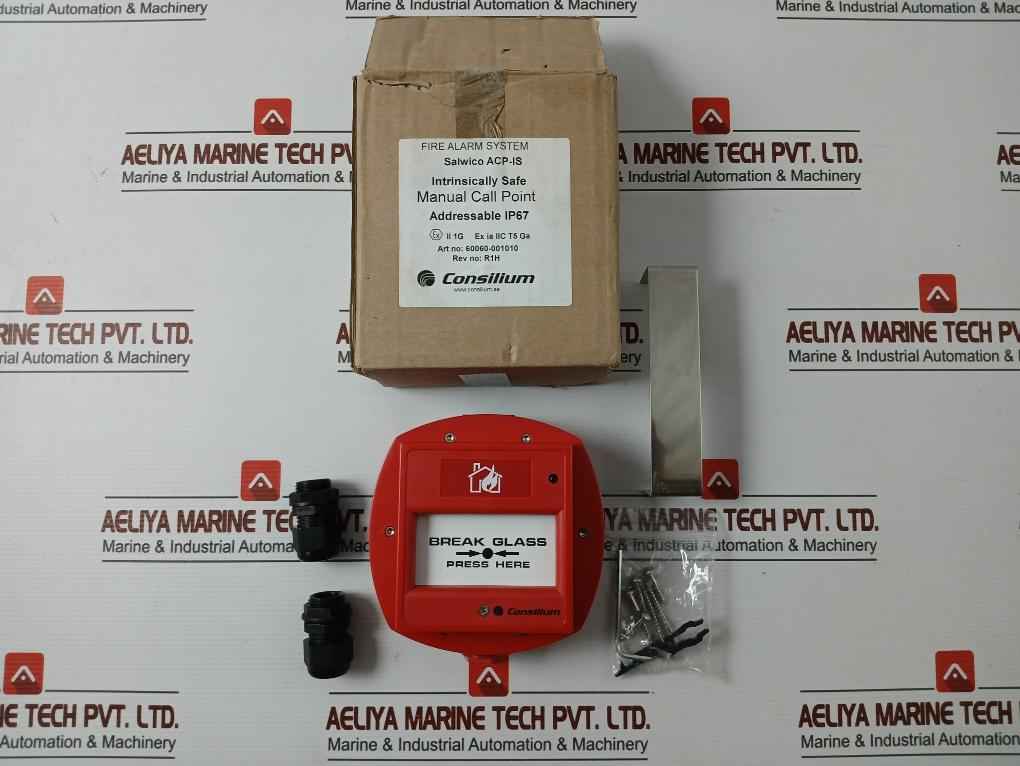 Consilium 60060-001010 Manual Call Point 15-28Dc Rev No.R1H