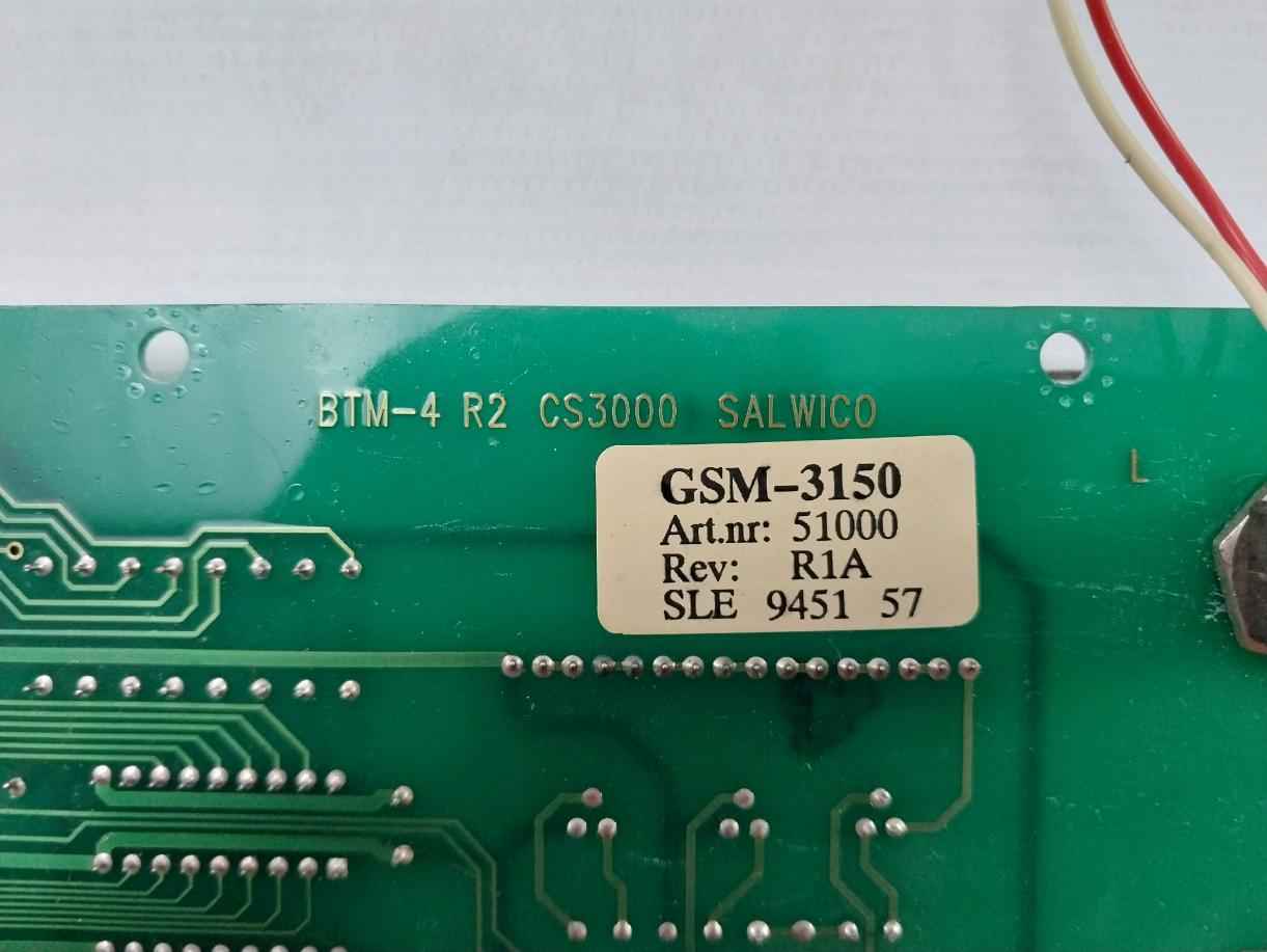 Consilium Btm-4 R2 Printed Circuit Board Rev: R1A 51000