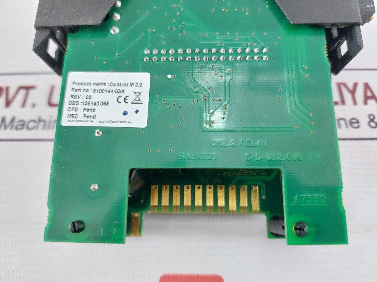 Consilium Cm2.2 Relay Control M 2.2 5100144-03A Rev.03