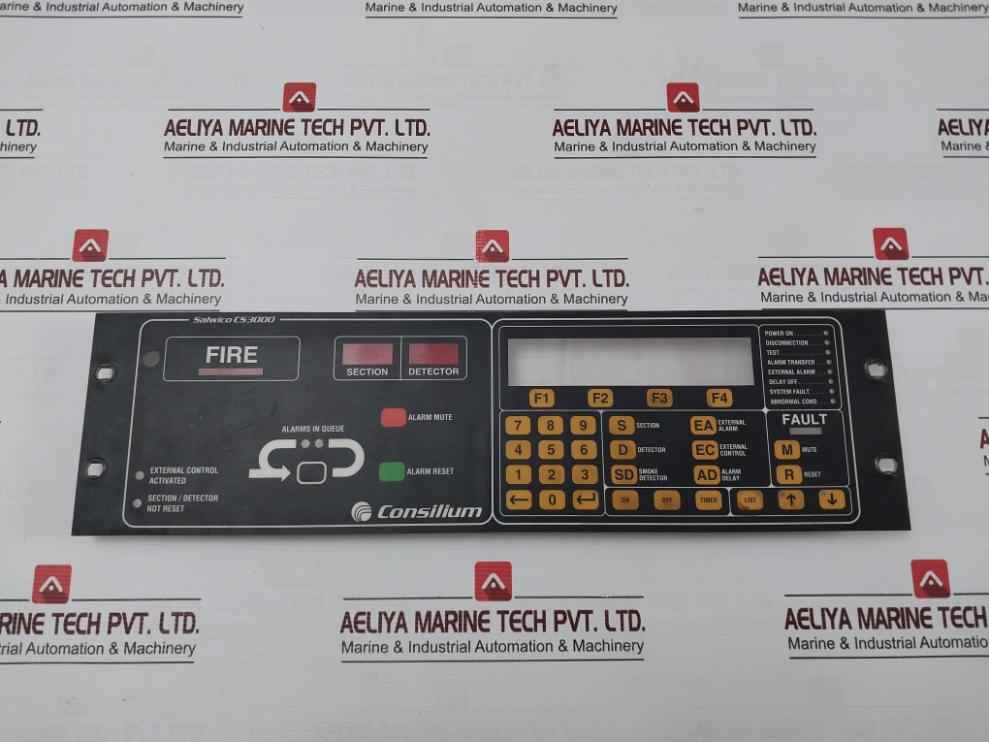 Consilium Cs3000 Front Panel For Fire Alarm System