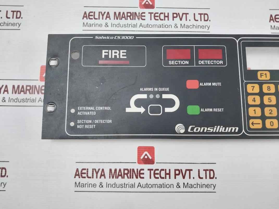 Consilium Cs3000 Front Panel For Fire Alarm System