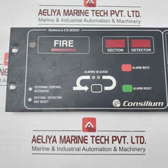 Consilium Cs3000 Front Panel For Fire Alarm System