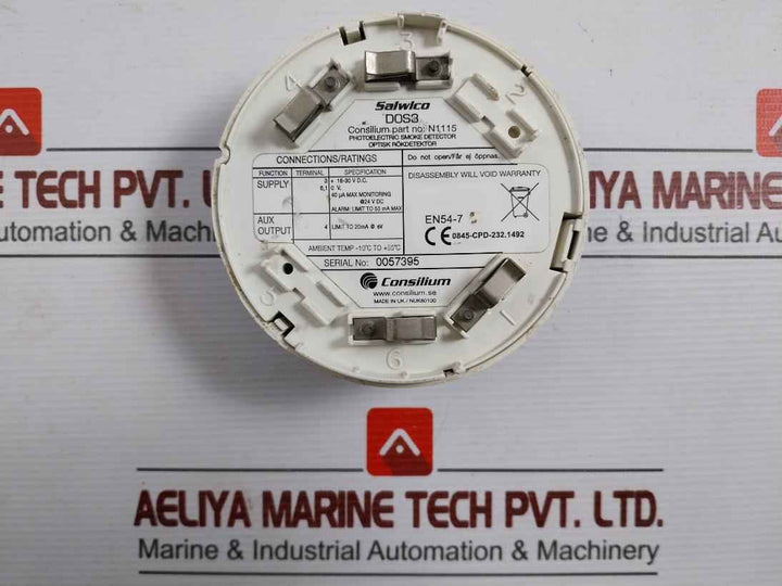 Consilium Dos3 Photoelectric Smoke Detector