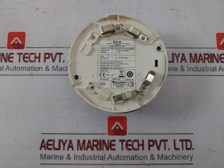 Consilium Ev-p Optical Smoke Detector 0832-16 40020 Ip42
