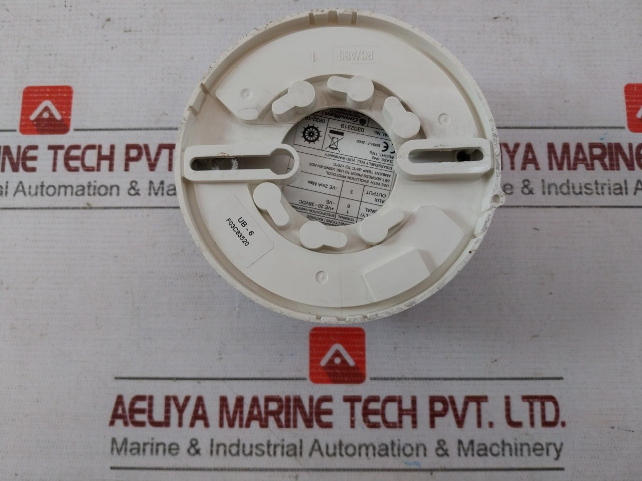 Consilium Ev-p Optical Smoke Detector Ip42 0832-16 F03C83520