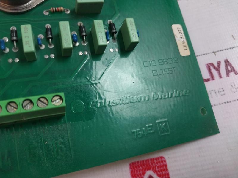 Consilium Marine 754E K Printed Circuit Board Cts 9633