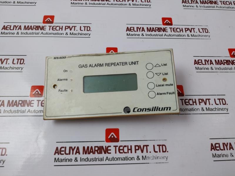 Consilium Mn400 Gas Alarm Repeater Unit Operator Display