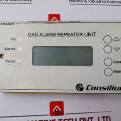 Consilium Mn400 Gas Alarm Repeater Unit Operator Display