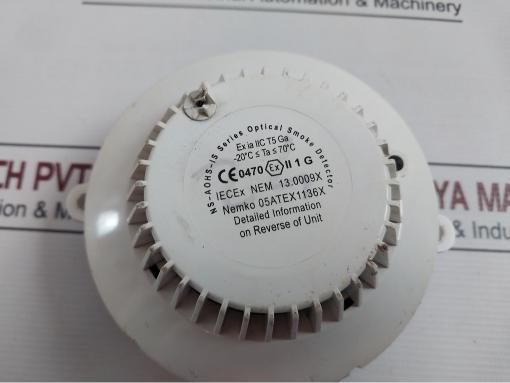 Consilium Ns-aohs-is Optical Smoke/Heat Detector W/ Adapter Ns-adapt-is-2 N11250