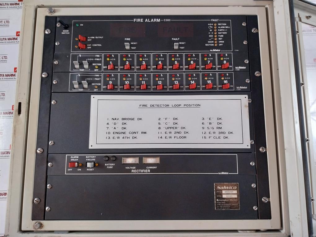 Consilium Salwico C300 Fire And Gas Alarm Rectifier 220Vac