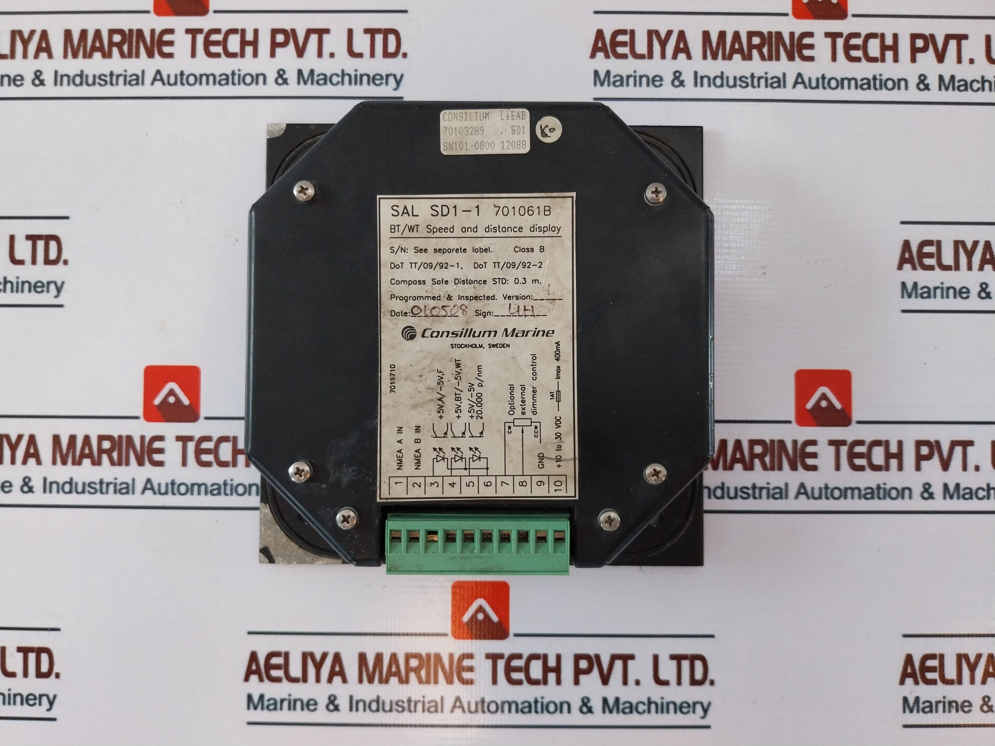 Consilium Sd1-1 Bt/Wt Speed &amp; Distance Display Class B
