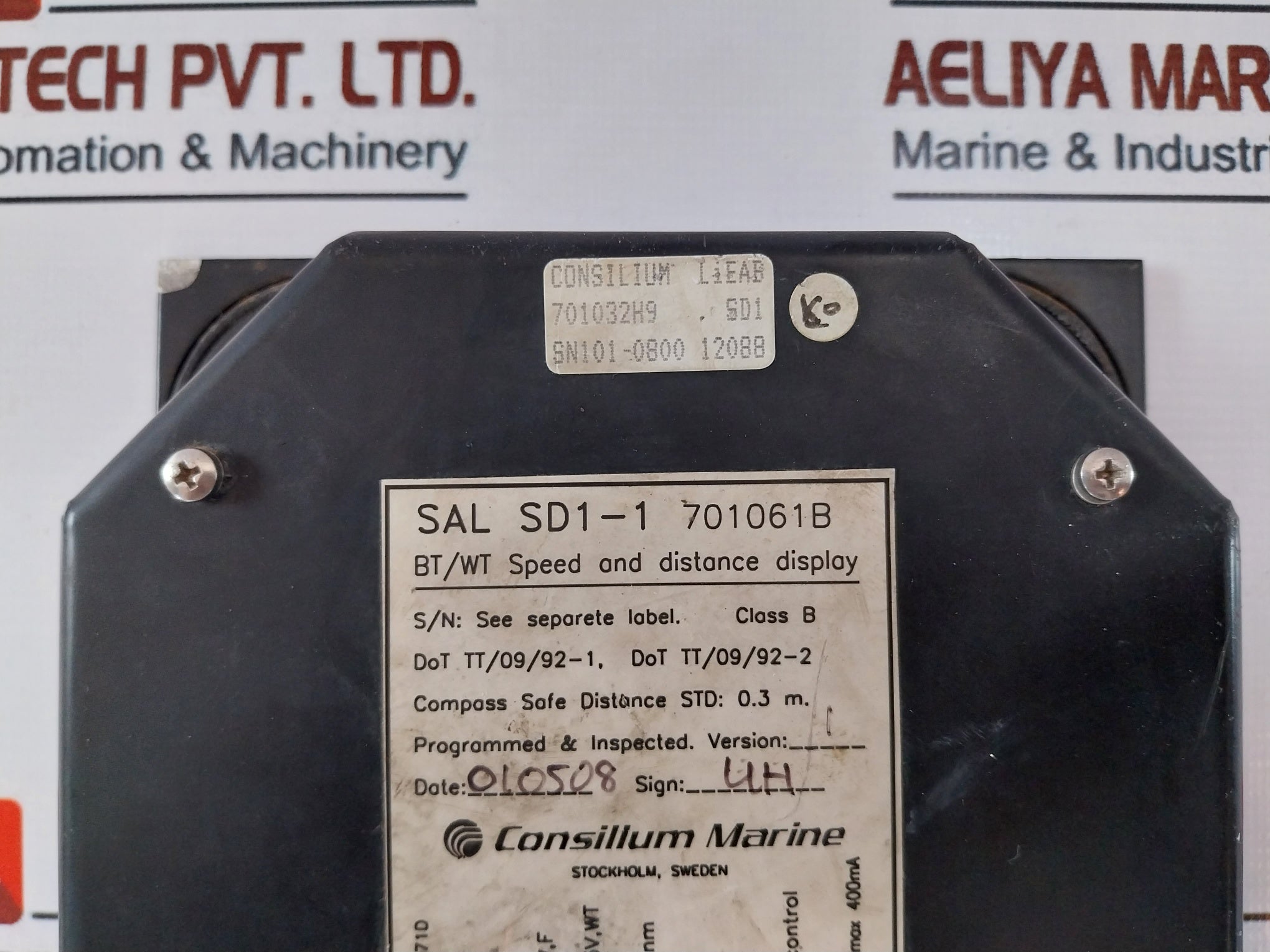 Consilium Sd1-1 Bt/Wt Speed &amp; Distance Display Class B