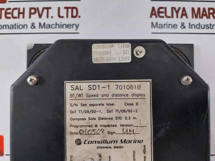 Consilium Sd1-1 Bt/Wt Speed & Distance Display Class B