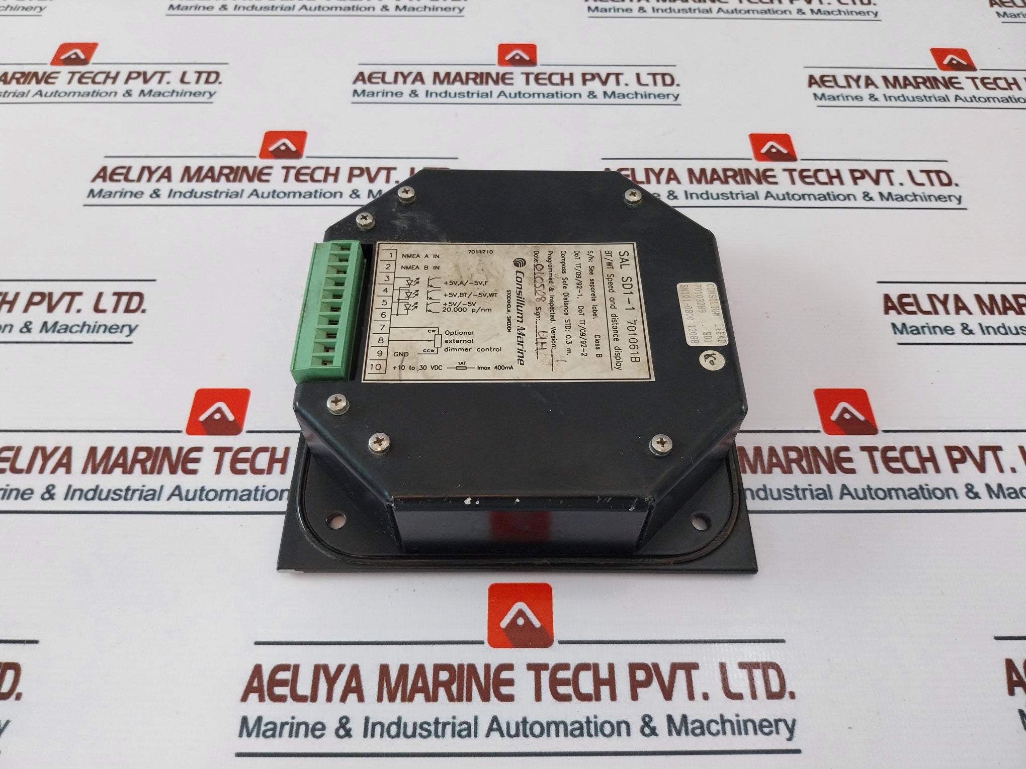 Consilium Sd1-1 Bt/Wt Speed &amp; Distance Display Class B