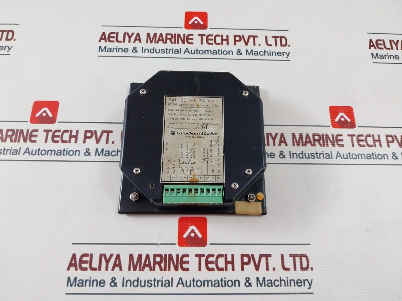 Consilium Marine Sal Sd1-1 Bt/Wt Speed And Distance Display 10-30 Vdc
