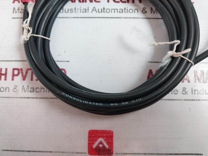 Consolidated Rg 58 C/U Coaxial Cable 3-meter