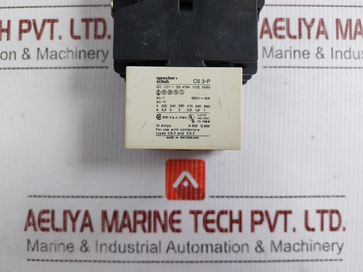 Contact-Block-95V-50Hz-110V-60Hz-10-Amps-Sprecher-Schuh-Cs-3-209526-11